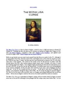 return to updates  The MONA LISA CURSE  by Miles Mathis
