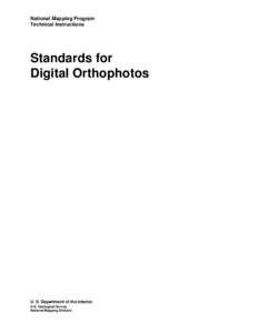 National Mapping Program Technical Instructions Standards for Digital Orthophotos