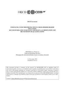 Evaluation methods / Quality assurance / Higher education accreditation / Quality Assurance Agency for Higher Education / UNESCO-CEPES / Diploma mill / Educational accreditation / NVAO / Hong Kong Council for Accreditation of Academic and Vocational Qualifications / Evaluation / Education / Accreditation