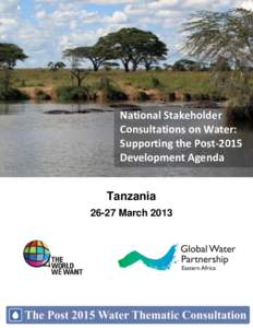 Water industry / Water resources management / Aquatic ecology / Integrated Water Resources Management / Water resources / Water supply / Water supply and sanitation in Tanzania / Water resources management in Honduras / Water / Environment / Water management