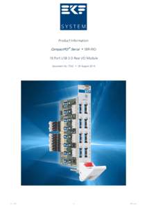 Open standards / Standards organizations / CompactPCI Serial / USB 3.0 / PICMG / Universal Serial Bus / CompactPCI / USB flash drive / EXtensible Host Controller Interface / Computer hardware / Computer buses / USB