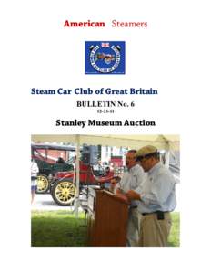 American Steamers  Steam Car Club of Great Britain BULLETIN No[removed]