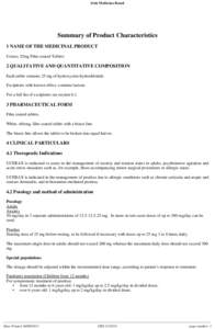 Irish Medicines Board  Summary of Product Characteristics