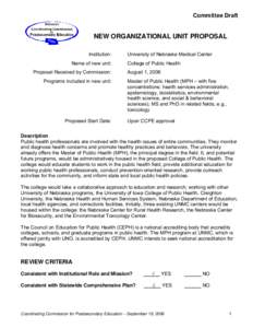 Microsoft Word - UNMC - College of Public Health[removed]doc