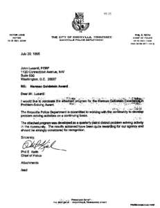 95-35  EAST DISTRICT QUARTERLY REPORT January 1,1995 through March 31,1995  