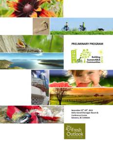 Landscape architecture / Urban studies and planning / Environmentalism / Sustainable city / University of British Columbia / UBC Okanagan / Kelowna / Sustainable development / Environment / Environmental social science / Sustainability