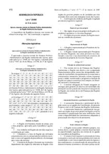 172  Diário da República, 1.ª série — N.º 7 — 12 de Janeiro de 2009 ASSEMBLEIA DA REPÚBLICA Lei n.º 2/2009