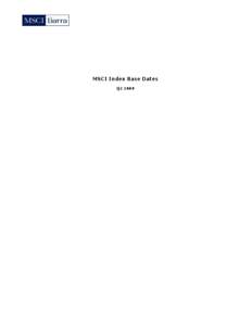 MSCI EAFE / MSCI / Index / Emerging markets / Global Industry Classification Standard / Developed market / Economics / Investment / Terminology