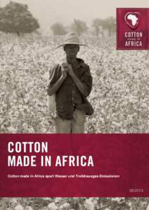 Cotton made in Africa spart Wasser und Treibhausgas-Emissionen[removed]