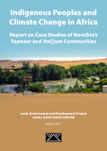 LAC-LEAD - Climate Change Report - Draft 2.indd