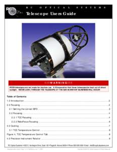 Astronomy / Optical devices / Science / RC Optical Systems / Ritchey–Chrétien telescope / Secondary mirror / Primary mirror / European Southern Observatory / Telescope / Observational astronomy / Telescopes / Telescope types