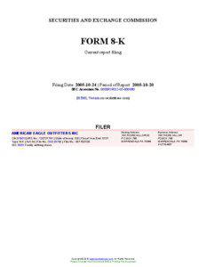 SECURITIES AND EXCHANGE COMMISSION  FORM 8-K