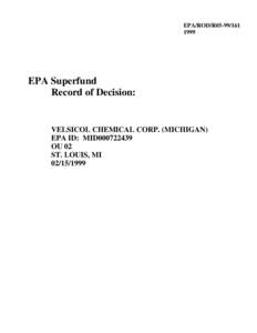 EPA/ROD/R05[removed]EPA Superfund Record of Decision: