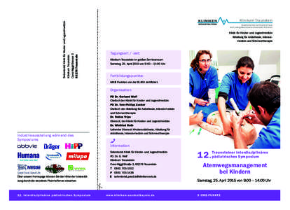 Sekretariat Klinik für Kinder- und Jugendmedizin Klinikum Traunstein Cuno-Niggl-StrasseTraunstein  symposium_paed_2015_3seitig_Layout:51 Seite 1