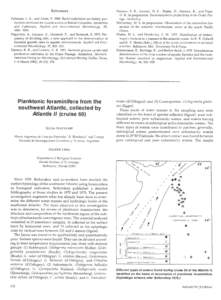 Amoeboids / Rhizaria / Oceanography / Antarctic region / Water masses / Subantarctic / Globigerinida / Globigerina bulloides / Antarctic Intermediate Water / Physical geography / Biology / Foraminifera