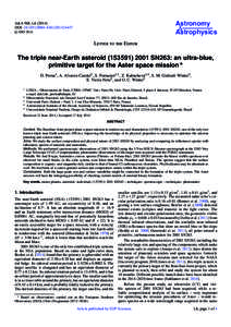 Astronomy & Astrophysics A&A 568, L6DOI: 