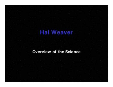 Microsoft PowerPoint - Weaver - Science.ppt
