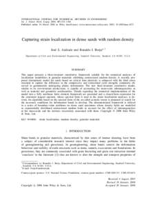 INTERNATIONAL JOURNAL FOR NUMERICAL METHODS IN ENGINEERING Int. J. Numer. Meth. Engng 2006; 67:1531–1564 Published online 30 March 2006 in Wiley InterScience (www.interscience.wiley.com). DOI: [removed]nme.1673 Capturin