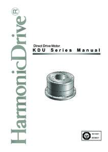 Direct Drive Motor  KDU Series