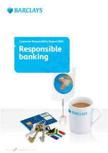 Corporate Responsibility Report[removed]Responsible banking  Responsible banking