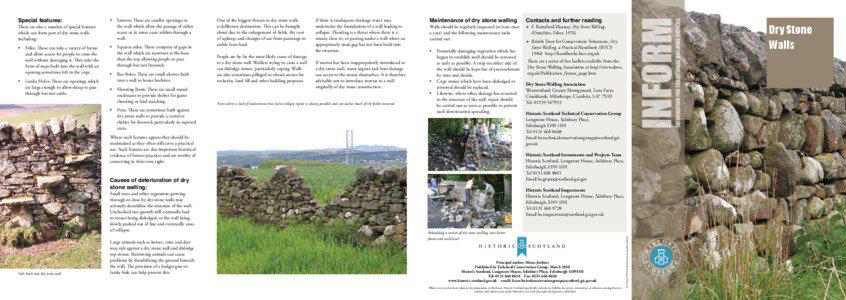 Inform Guide - Dry Stone Walls