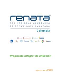 Propuesta integral de afiliación  Versión 05 Bogotá D.C., 14 de junio de 2016  Derechos de propiedad intelectual