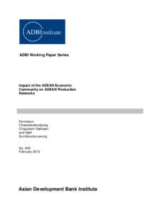 Economy of Indonesia / Economy of Singapore / Economy of Thailand / Economy of Asia / Asian Development Bank Institute / Asian financial crisis / Singapore / Asia / Organizations associated with the Association of Southeast Asian Nations / Association of Southeast Asian Nations