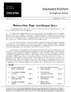 Helmets / Road transport / National Highway Traffic Safety Administration / Automobile safety / Insurance Institute for Highway Safety / Motorcycle helmet / Bicycle helmet / Motorcycle safety / School bus / Transport / Land transport / Car safety