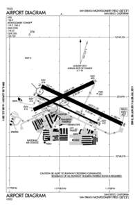 [removed]AIRPORT DIAGRAM SAN DIEGO/ MONTGOMERY FIELD (MYF) SAN DIEGO, CAUFORNIA