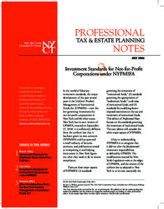 PROFESSIONAL TAX & ESTATE PLANNING NOTES  2