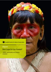 Report New hope for the forests? - REDD, biodiversity and poverty reduction  Table of Contents