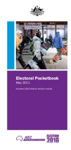 Electoral Pocketbook May 2011 Includes 2010 federal election results  Electoral Pocketbook