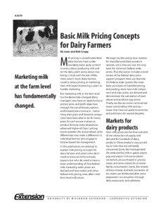 A3379  Basic Milk Pricing Concepts