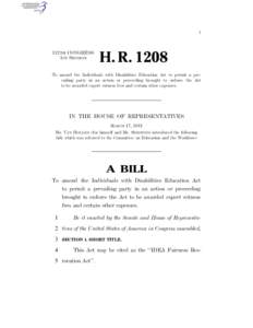 I  112TH CONGRESS 1ST SESSION  H. R. 1208