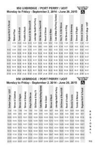 Accessible Bus  Reach & Old Simcoe E/B Lakeridge Health Port Perry