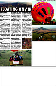 The Fassifern Guardian. Wednesday, November 14, [removed]Page 17  FLOATING ON AIR by WENDY CREIGHTON & DREW CREIGHTON