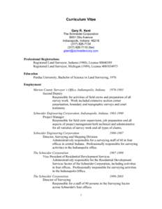 Geodesy / American Land Title Association / Geography of Indiana / Indiana / American Congress on Surveying and Mapping / Geography / Civil engineering / County surveyor / Surveying / Land management / Engineering