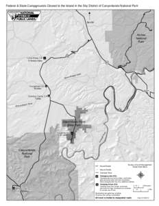 Federal & State Campgrounds Closest to the Island in the Sky District of Canyonlands National Park  To I-70 Arches National