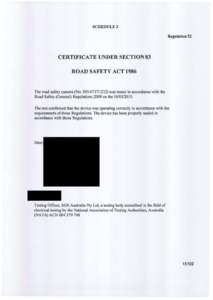 Intersection of Middleborough Road and Eastern Freeway, Box Hill North - Compliance Certificate