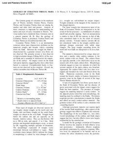 Volcanology / Plate tectonics / Igneous rocks / Ceraunius Tholus / Uranius group of volcanoes / Planetary geology / Uranius Patera / Uranius Tholus / Tharsis / Geology / Mars / Tharsis quadrangle