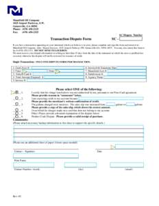 Microsoft Word - SC Dispute Form REV#3.doc