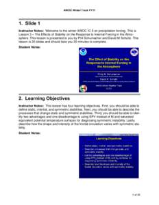 Atmospheric thermodynamics / Convective instability / Potential temperature / Equivalent potential temperature / Instability / Atmospheric convection / Lapse rate / Thermal wind / Vorticity / Atmospheric sciences / Meteorology / Atmospheric dynamics