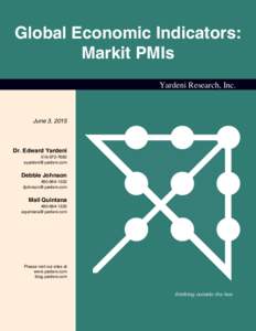 Global Economic Indicators: Markit PMIs