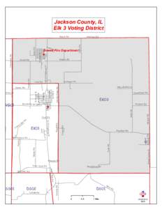 Jackson County, IL Elk 3 Voting District Jellybean Rd Elkville Water Rd
