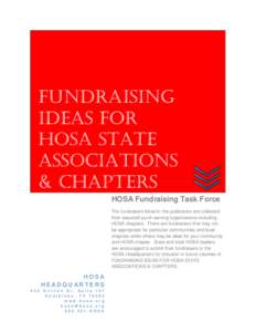 Fundraising Ideas for HOSA State Associations & Chapters
