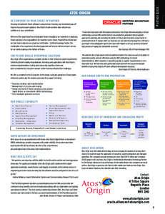 Computing / Business / Oracle Database / Siebel Systems / Software / Atos / Oracle Corporation