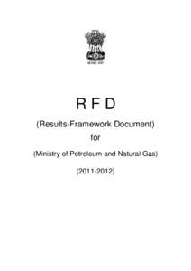 RFD (Results-Framework Document) for (Ministry of Petroleum and Natural Gas[removed])