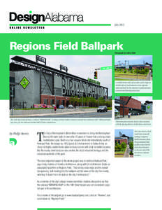 Baseball park / Regions Field / Birmingham /  Alabama / Geography of Alabama / Alabama / Railroad Park