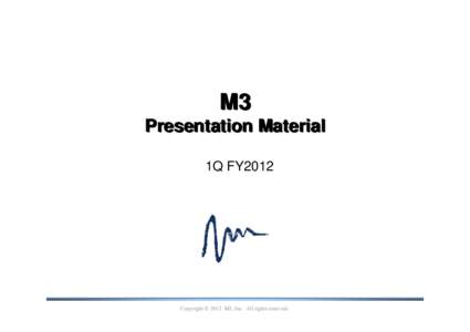 Microsoft PowerPoint - 45)IR資料FY2012 1Q決算（英）_1.0
