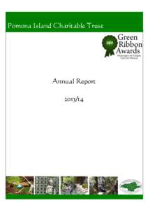 Information for Annual Report[removed]